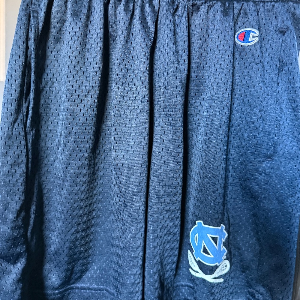 Champion UNC lacrosse shorts